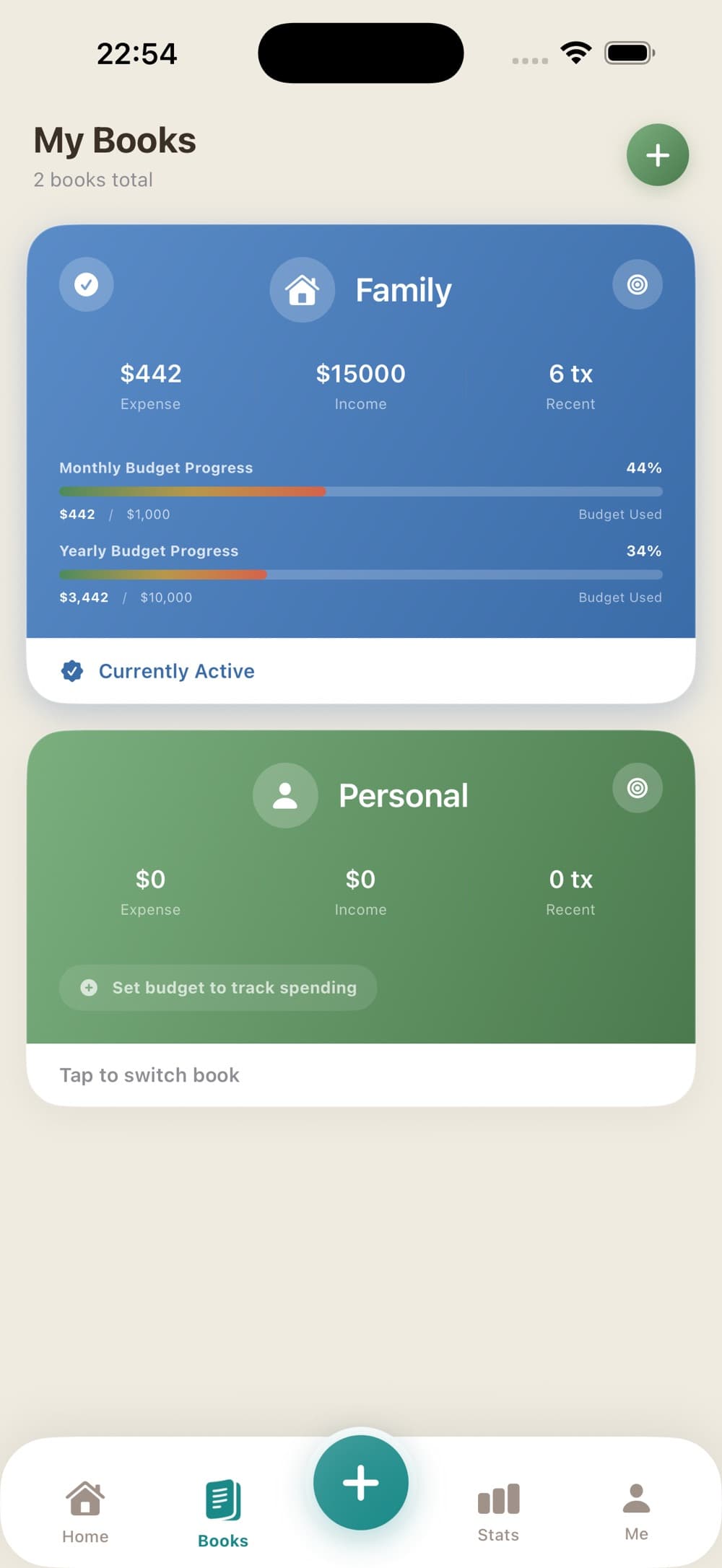 Otter Ledger app interface screenshot 3