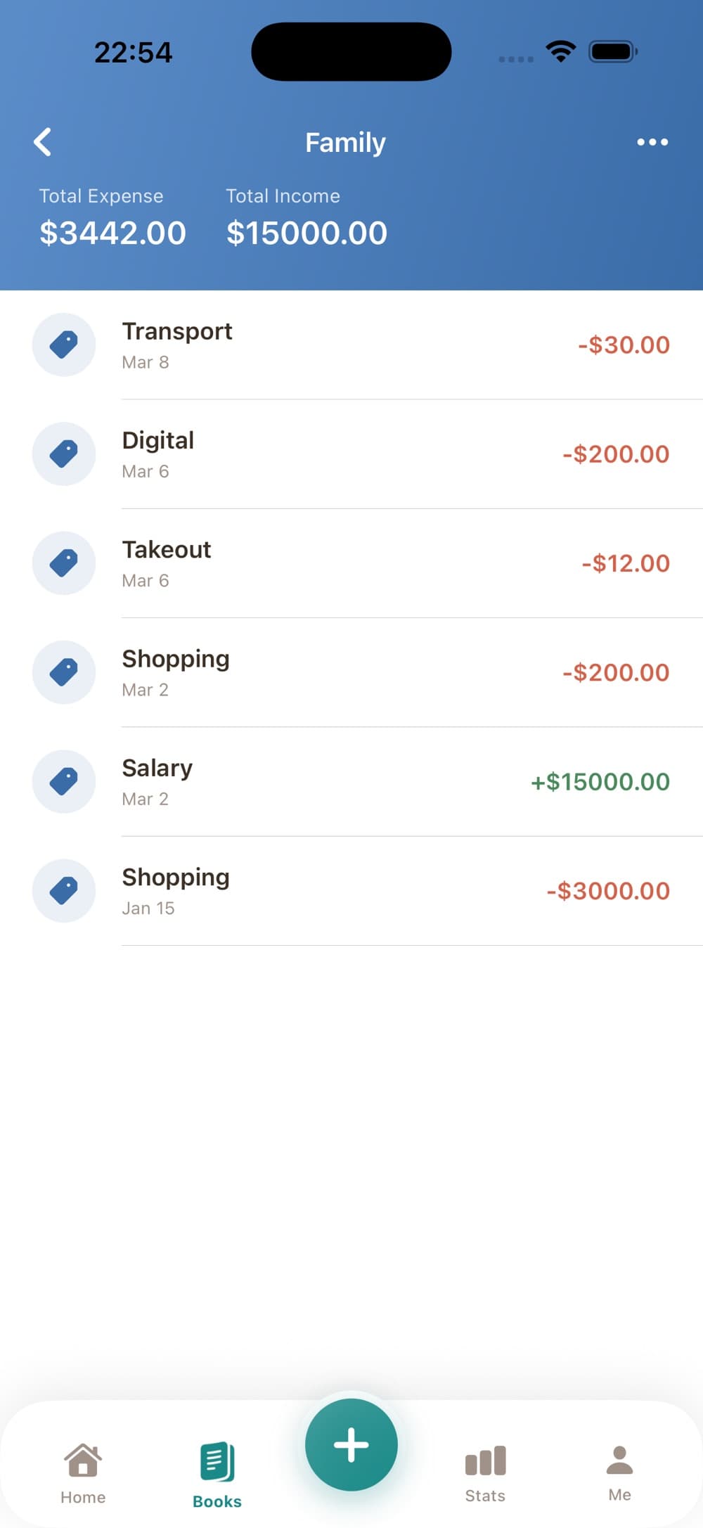 Otter Ledger app interface screenshot 4
