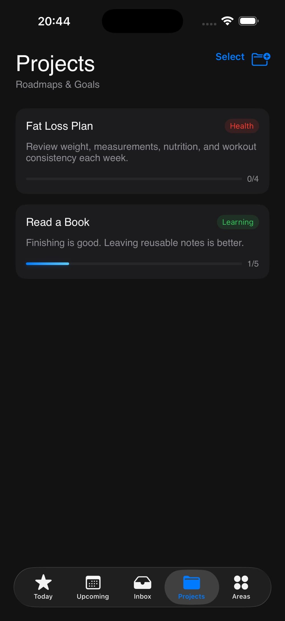 Things Max app interface screenshot 4